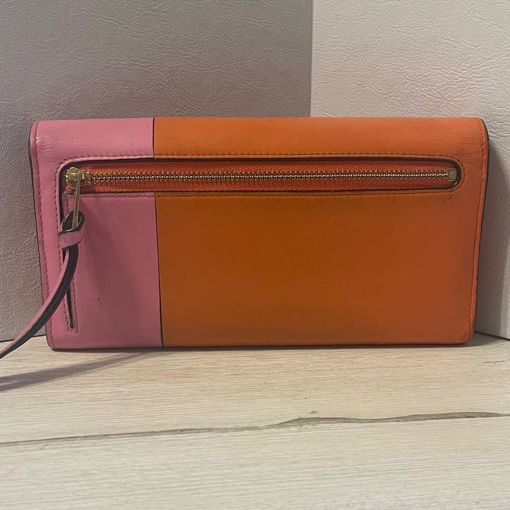 Loewe Pink and Orange Long Wallet - Picture 3 of 5